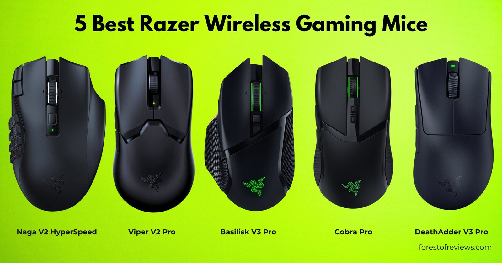 5 Best Razer Wireless Gaming Mice