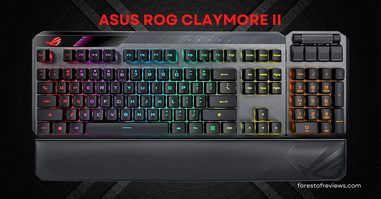ASUS ROG Claymore II Wireless Gaming Mechanical Keyboard Review