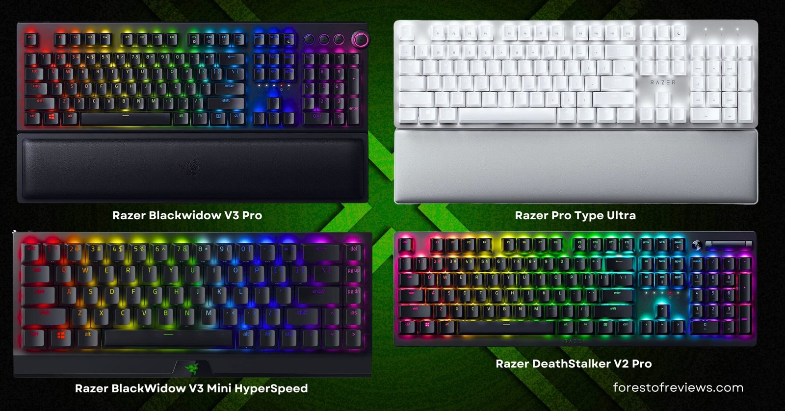 Razer 4 Best Wireless Mechanical Gaming Keyboards